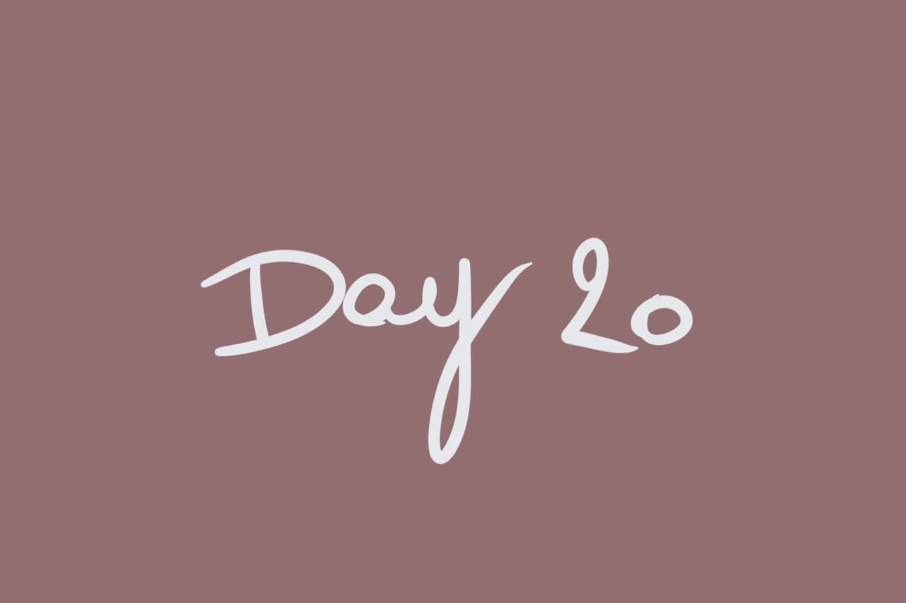 I don't know if the 100 days will be enough...