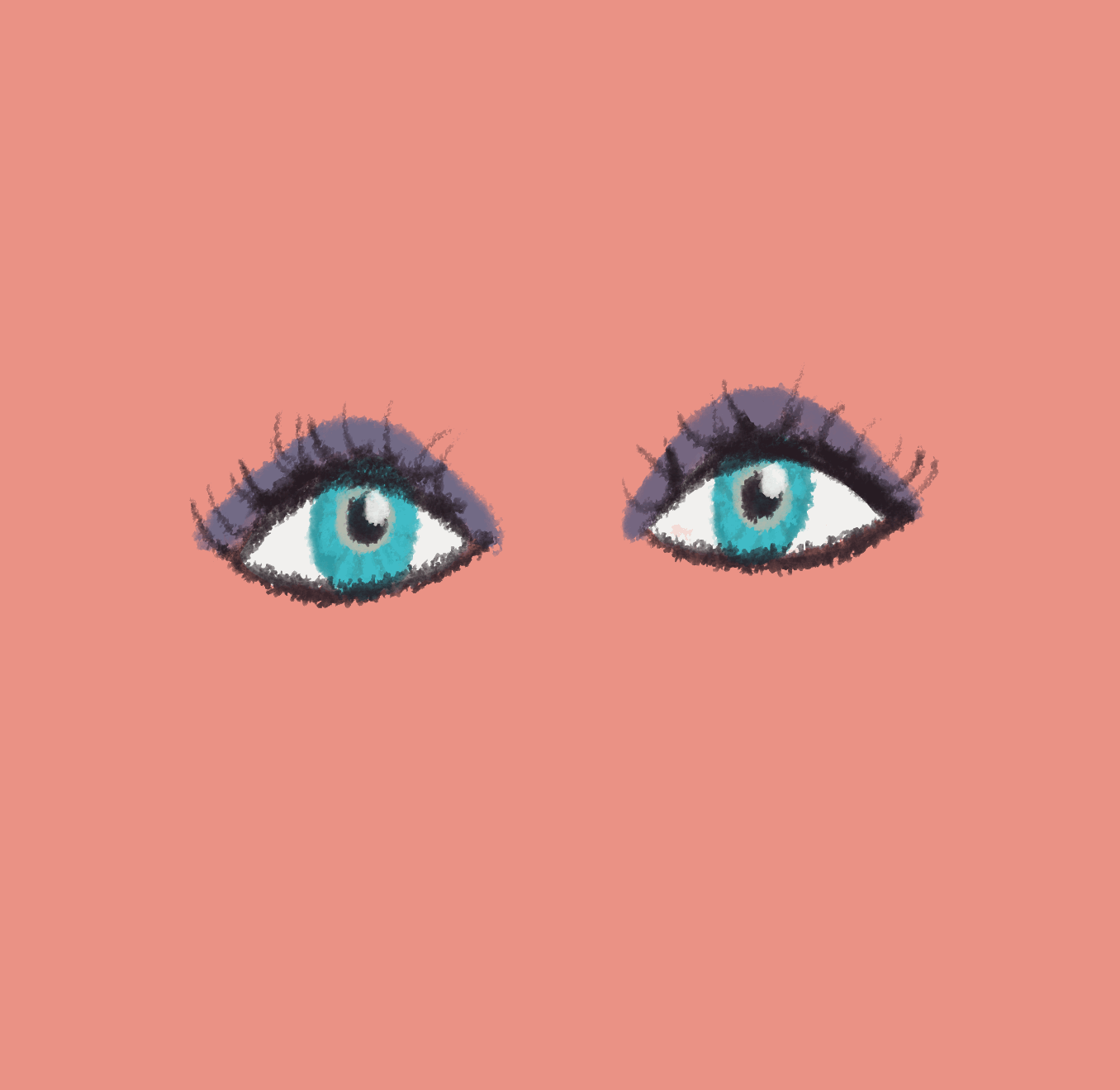 Blinking eyes animation