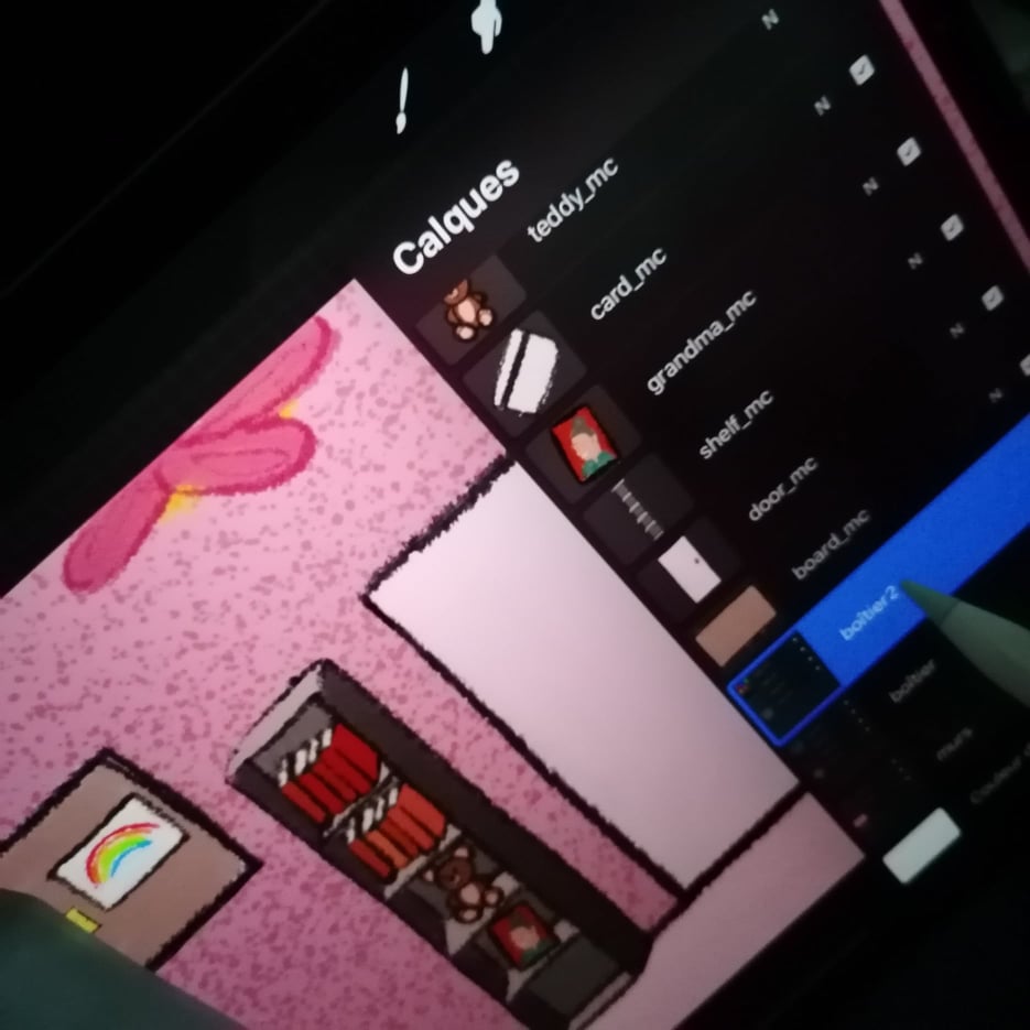 Renaming layers in Procreate before export