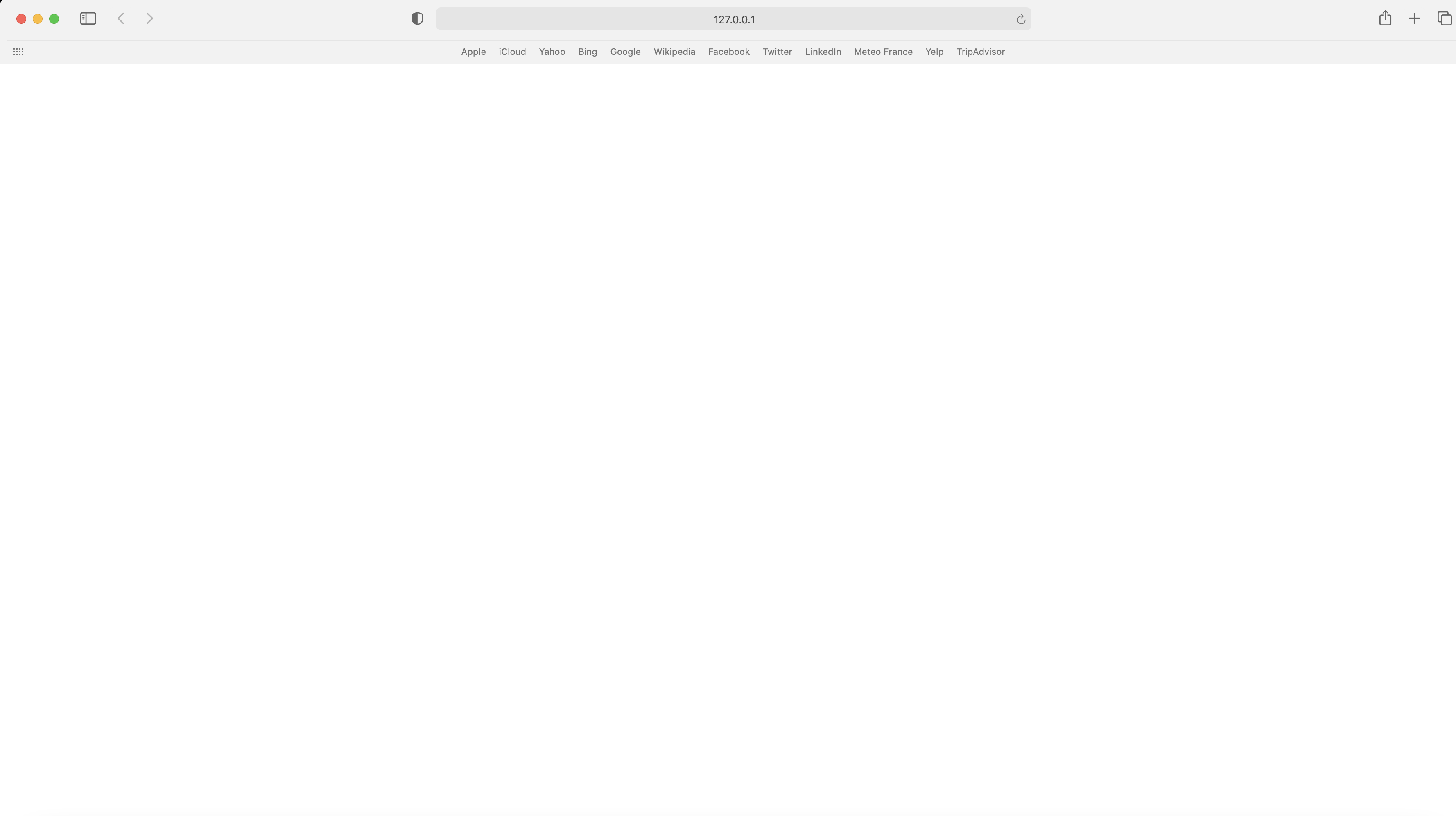 The blank page, one of the webdeveloper's nightmare